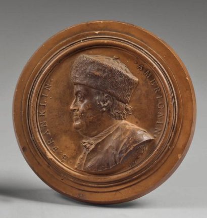 Atelier Jean-Baptiste de NINI (1717-1786)
Médaillon...