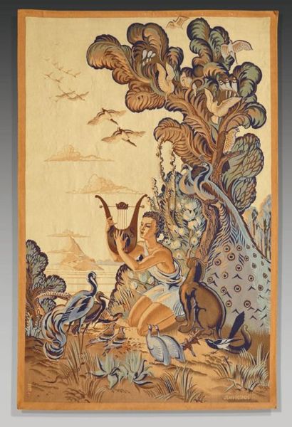 Jean DESNOS (1910-1950)
Orphée charmant les...