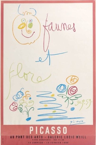 Pablo PICASSO (1881-1973) d’après
- PICASSO...