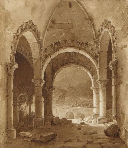 Isidore DEROY (1797-1886)
Monastère roman...