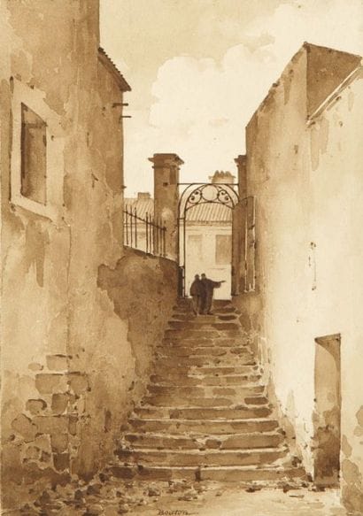 Charles-Marie BOUTON (1781- 1853)
Les moines...