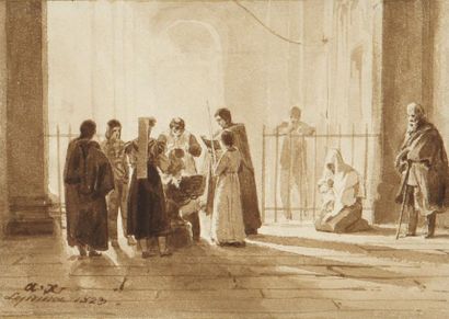 Auguste-Xavier LEPRINCE (1799-1826)
Le baptême...