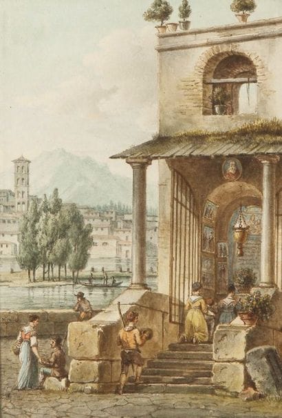 VICTOR-JEAN NICOLLE (1754-1826)
Dévotion...