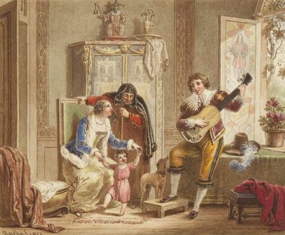 Jean Alphonse ROÊHN (1799-1864)
Le troubadour...