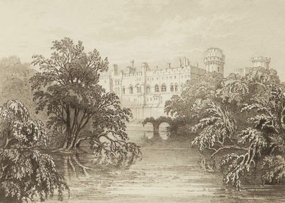 Trois dessins :
Ecole anglaise du XIXème...