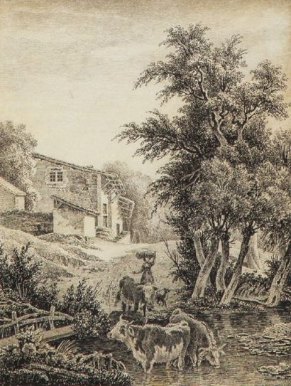 Deux dessins :
- Joseph-François BURDALLET...