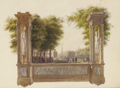 Attribuée à Joseph THIERRY (1812-1866)
Mât...