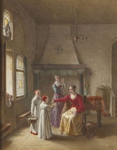 Jean-Baptiste MALLET (1759-1835)
L’obole,...