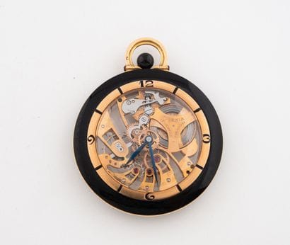 JUVENIA
Montre smoking en or rose (750) et...