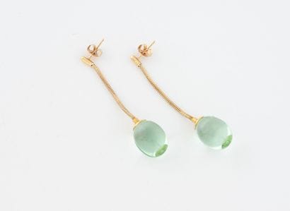 BACCARAT
Paire de pendants d'oreilles en...