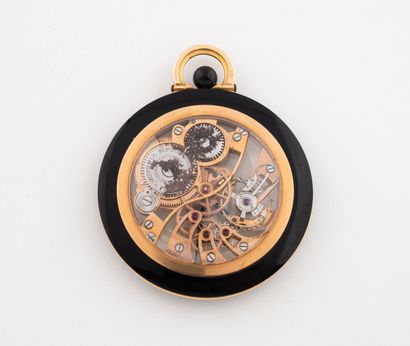 JUVENIA
Montre smoking en or rose (750) et...