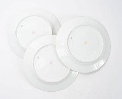Manufacture de SEVRES, milieu du XIXème siècle
Trois...