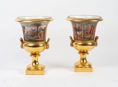 PARIS, première moitié du XIXème siècle
Paire...