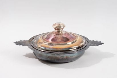 CHRISTOFLE
Écuelle en argent (950), modèle...