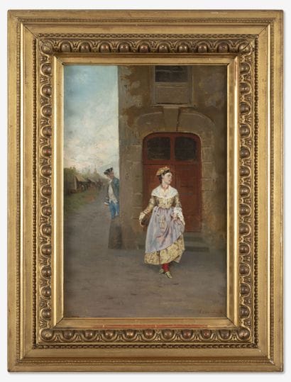 Ottorino CARACCIOLO (1855-1880)
Jeune gentilhomme...