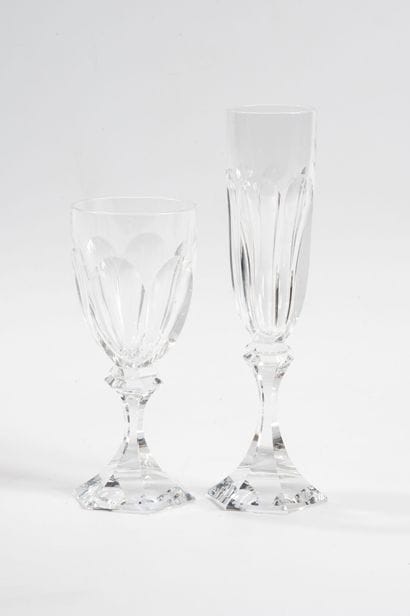 SAINT-LOUIS
Partie de service de verres en...