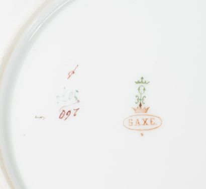 GERMANY, Saxony, 20th century
Four porcelain...