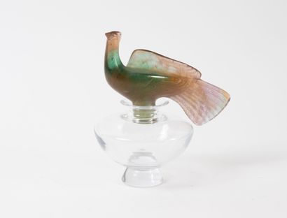 DAUM FRANCE
Spinning-top-shaped bottle on...