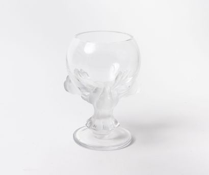 LALIQUE FRANCE, Bagheera
Crystal bowl on...
