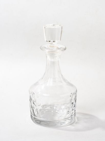 ST. LOUIS
Crystal decanter and six whiskey...