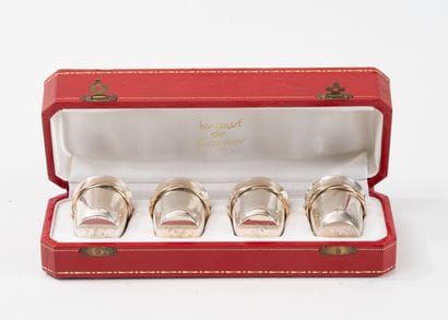 MUST by CARTIER, Trinity
Set of four silver...