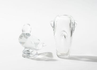Two crystal pieces:
- BACCARAT, France, for...