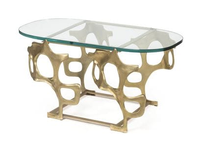 Coffee table, circa 1960–70.
With a matte...