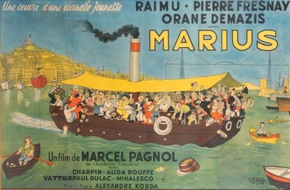 Albert DUBOUT (1905-1976)
Marius (1931).
Un...