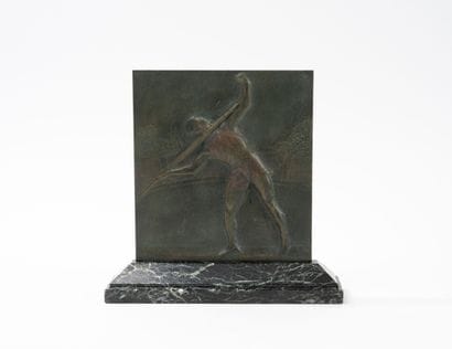 Robert P. DELANDRE (1879-1961) 
Le lanceur...