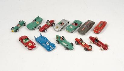 SOLIDO & CIJ
Set of 12 race cars, including...