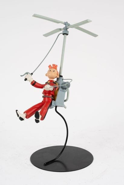 LEBLON-DELIENNE
Spirou sur son fantacoptère.
Édition...