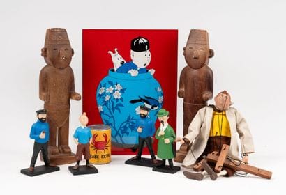 Lot de figurines comprenant Le capitaine...