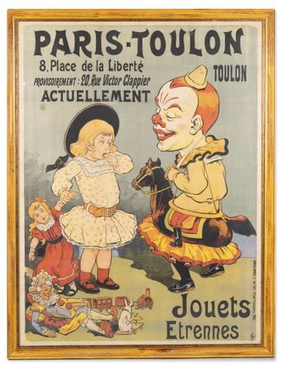 Eugène OGÉ (1861-1936)
Paris-Toulon Jouets...