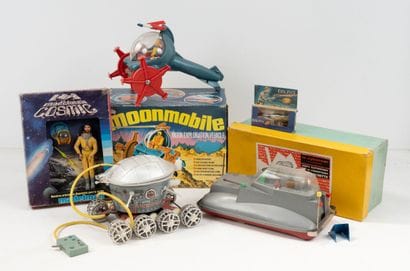 Lot de jouets de l'Espace en plastique et...
