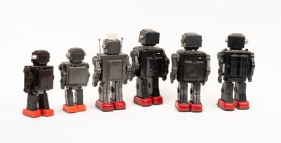 MADE IN JAPAN
Lot de 5 robots en métal et...