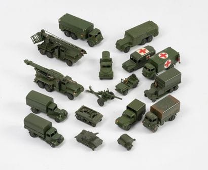 DINKY TOYS MADE IN ENGLAND
Set of 15 miniature...