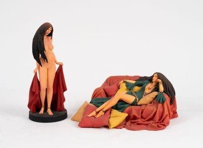 FARIBOLES / RODIER
Djinn, Jade sur son divan.
Édition...