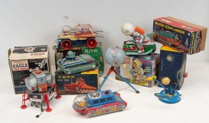 MADE IN JAPAN
Lot de 2 jouets de l'Espace...