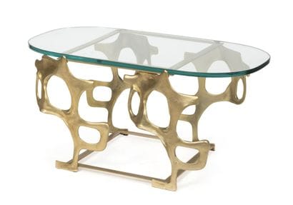 Coffee table, circa 1960–70.
With a matte...