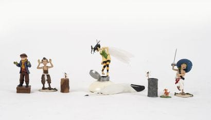 ATTAKUS / BOMBYX
Peter Pan.
Lot de six figurines...