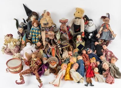 KATHERINE'S COLLECTION ET DIVERS
Lot de marionnettes,...