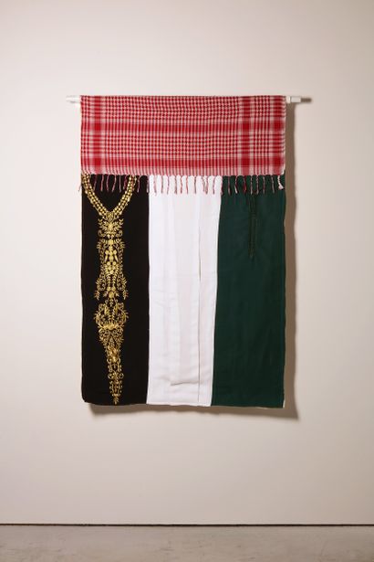 Émirats arabes unis - Drapeau réalisé à partir...
