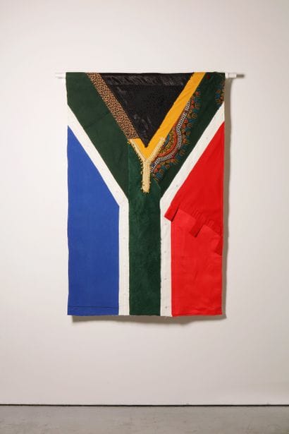 Afrique du Sud - Drapeau réalisé à partir...