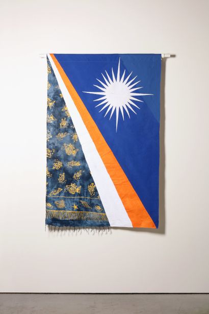 Iles Marshall - Drapeau réalisé à partir...