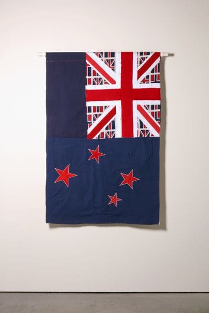 Nouvelle-Zélande - Drapeau réalisé à partir...