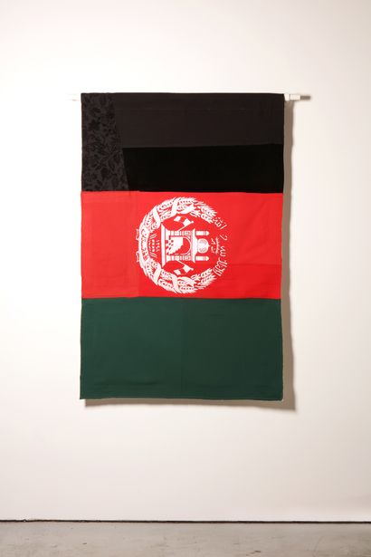 Afghanistan - Drapeau réalisé à partir de...