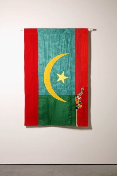 Mauritanie - Drapeau réalisé à partir de...