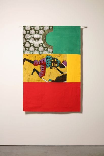 Mali - Drapeau réalisé à partir de vêtements...