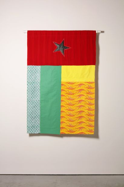 Guinée-Bissau - Drapeau réalisé à partir...