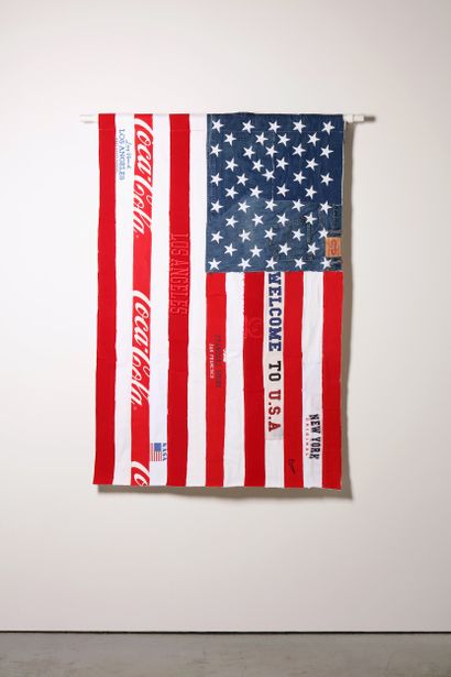 États-Unis - Drapeau réalisé à partir de...